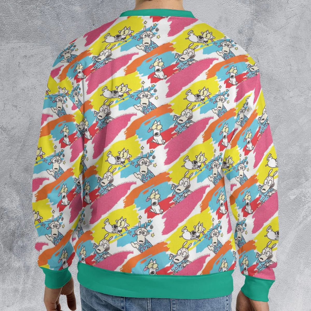 Rocko's Paint Brush All-over Print Sweatshirt