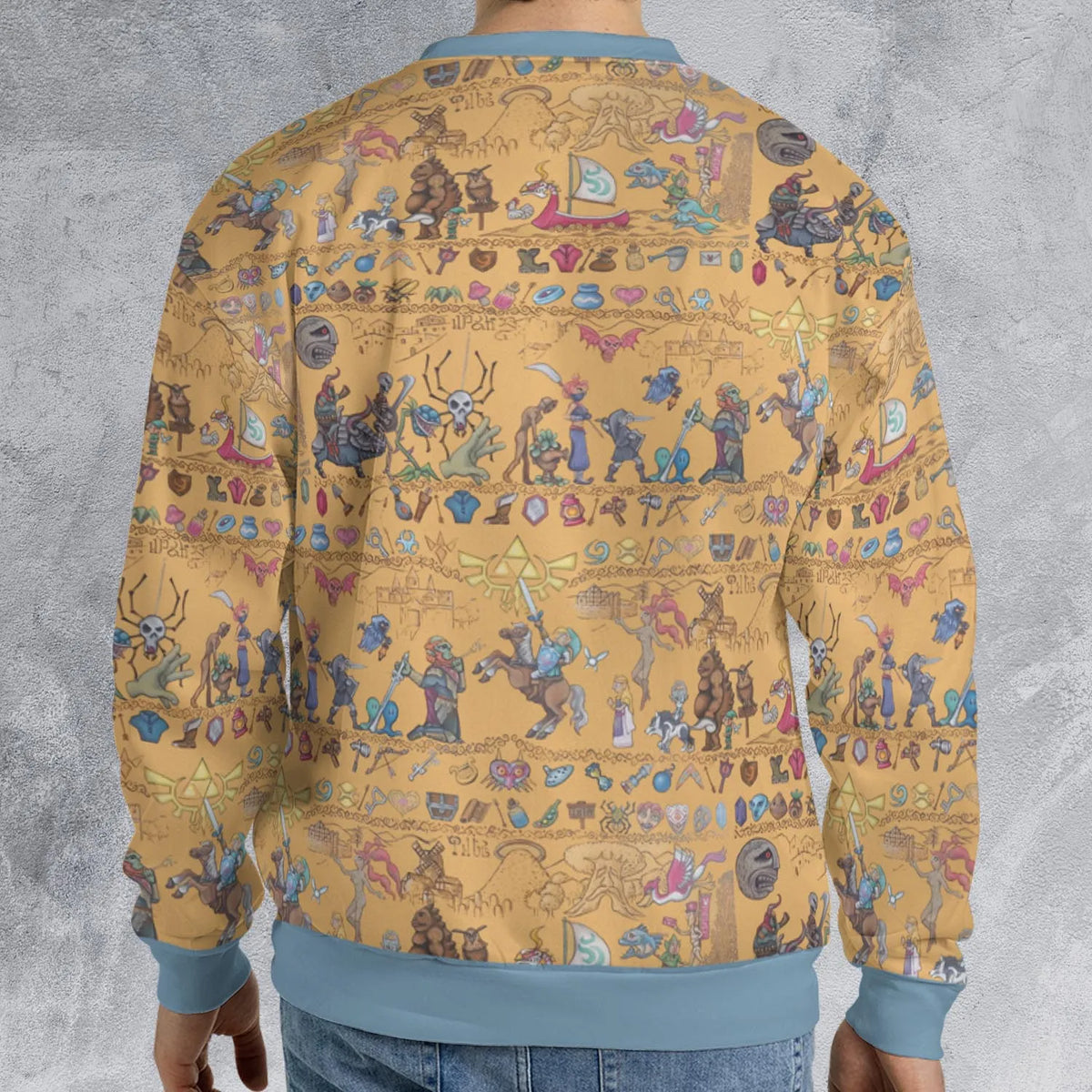 Link's Journey Tapestry The Legend Of Zelda All-over Print Sweatshirt