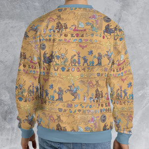 Link's Journey Tapestry The Legend Of Zelda All-over Print Sweatshirt