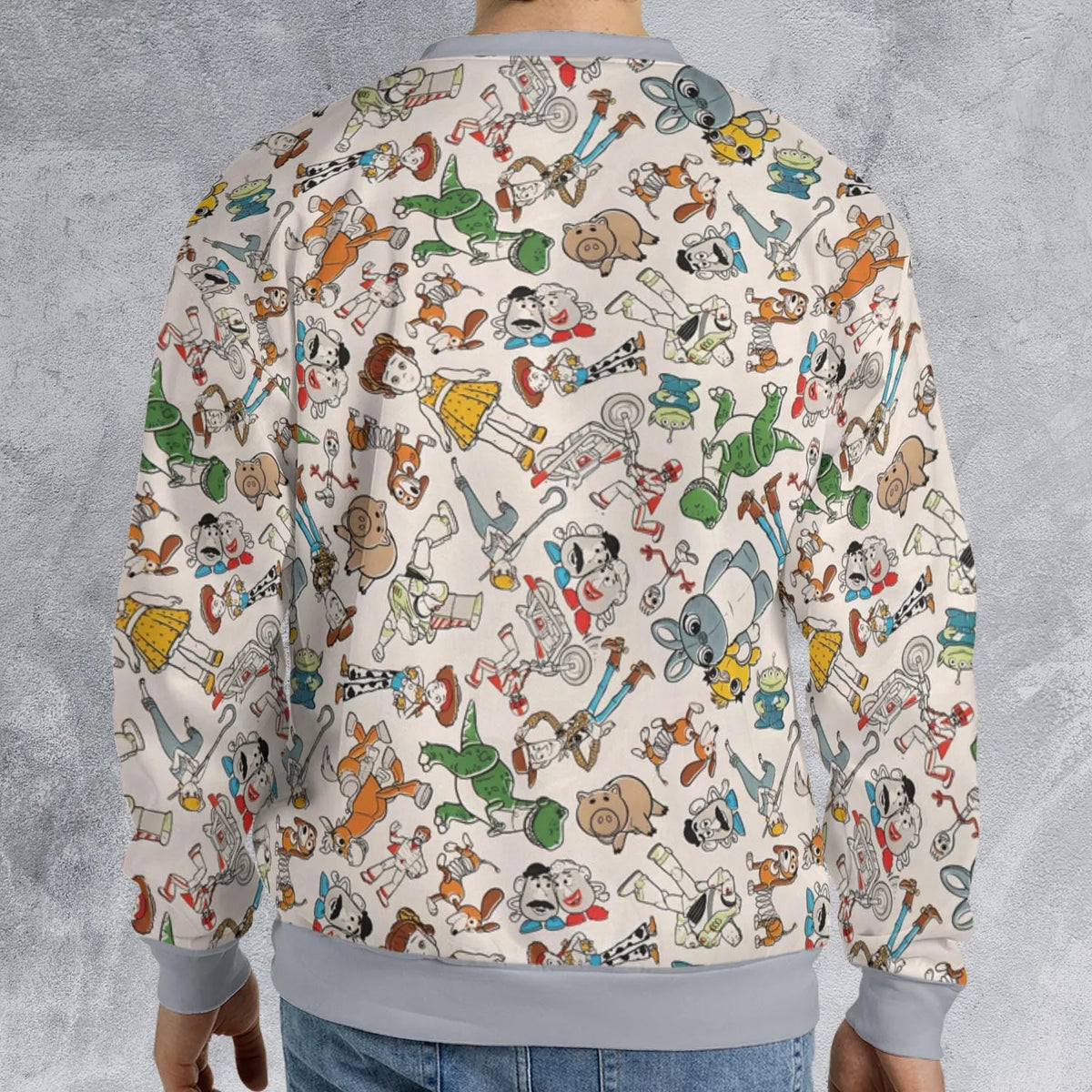 Toy Story Toss Pattern All-over Print Sweatshirt