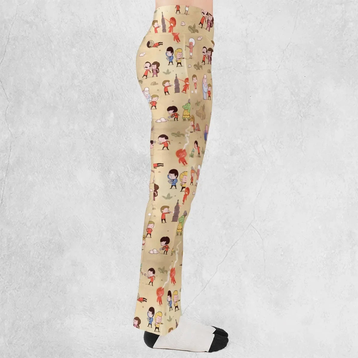 Pyramid America Star Trek Characters Flare Leggings
