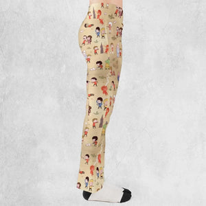 Pyramid America Star Trek Characters Flare Leggings