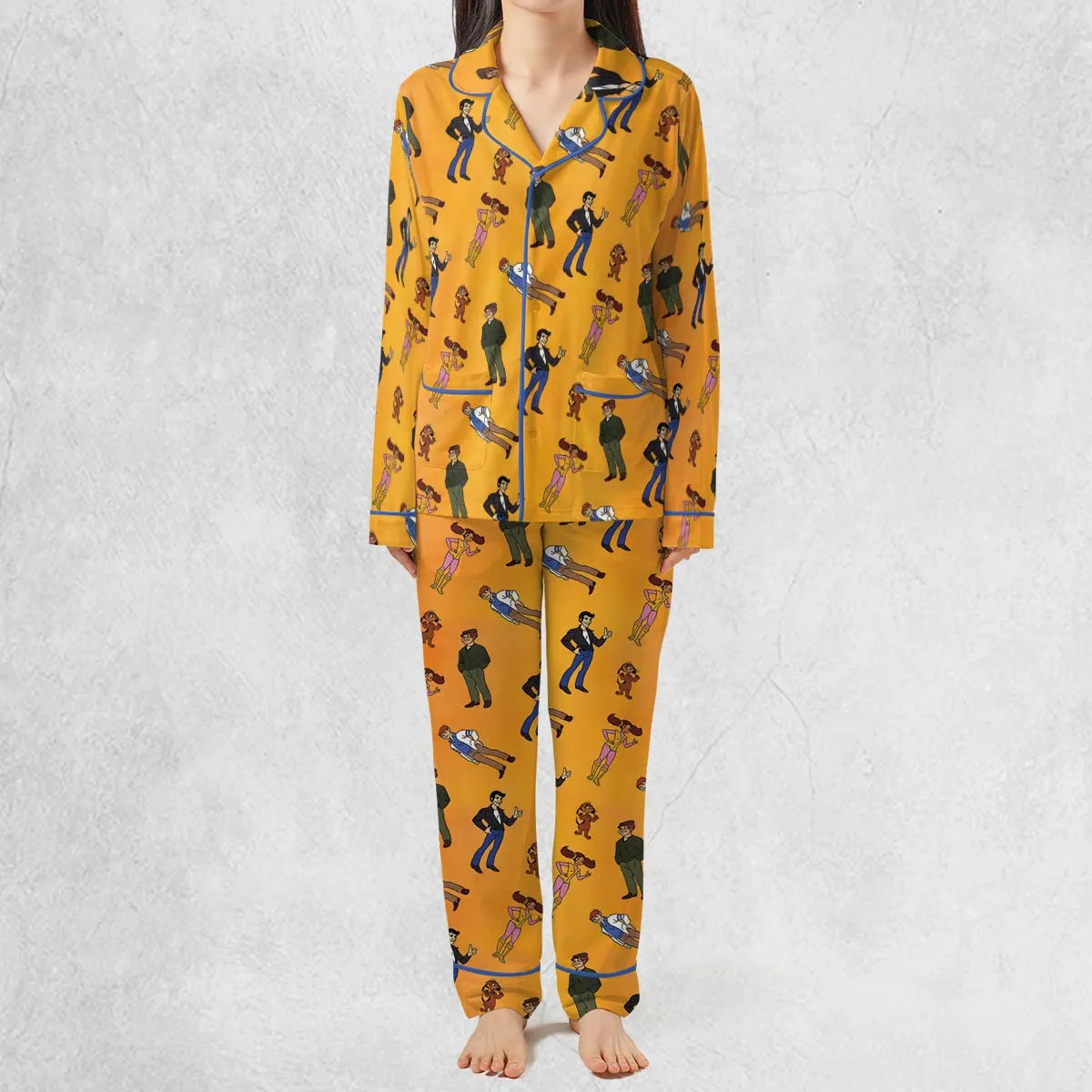 The Fonz and the Happy Days Gang Pajamas Set