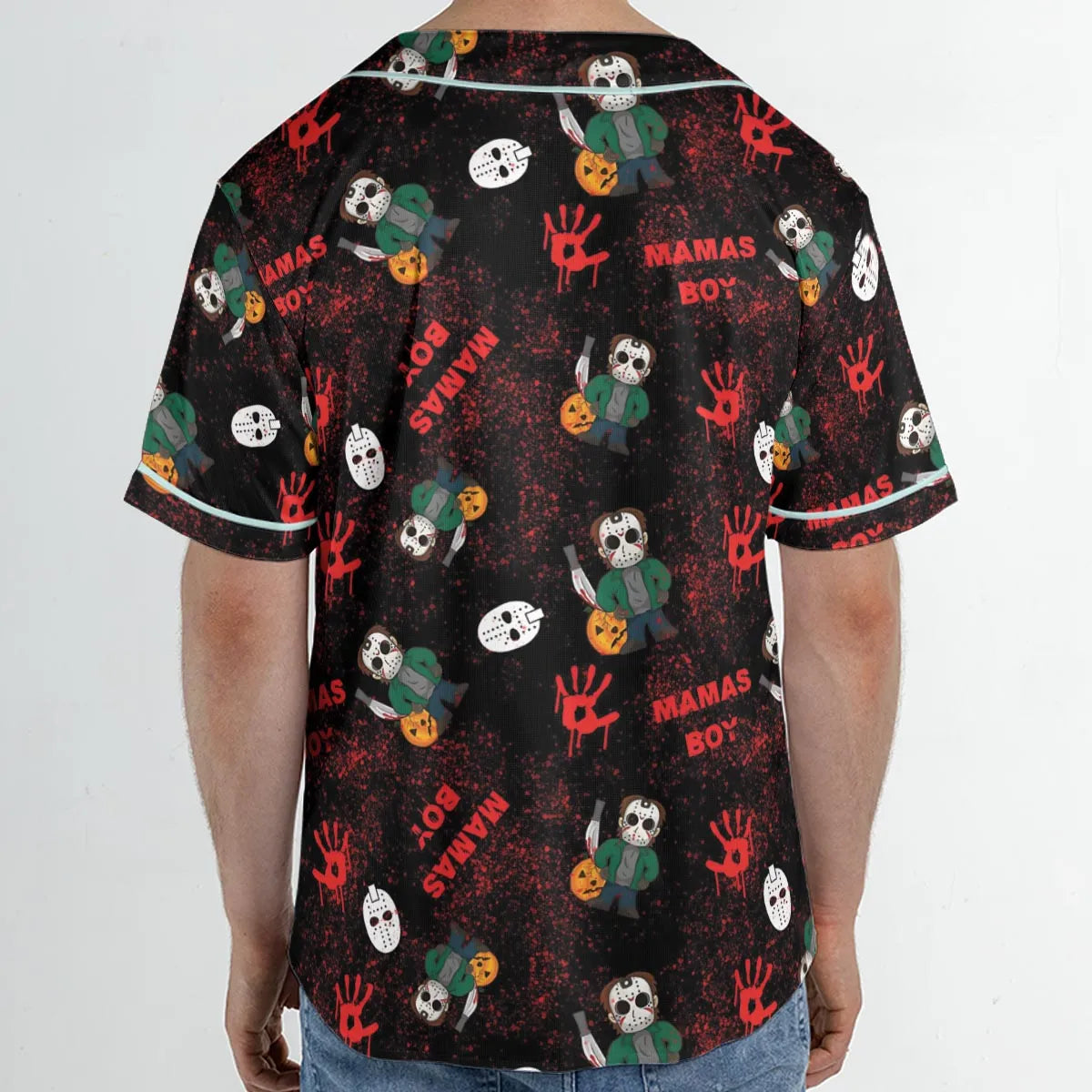 Mamas Boy Friday the 13th Unisex Baseball Jersey