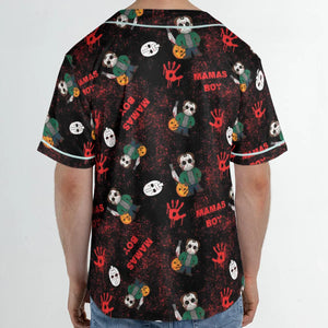 Mamas Boy Friday the 13th Unisex Baseball Jersey