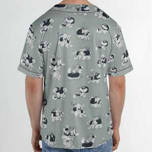 60s Sailors Battle Pattern Unisex Baseball Jersey