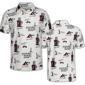 Tis but a scratch Black Knight Monty Python And The Holy Grail AOP Men/Women Polo Shirt