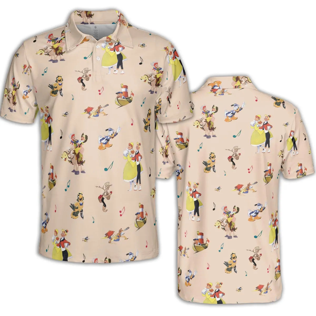Disney Classics Melody Time AOP Men/Women Polo Shirt