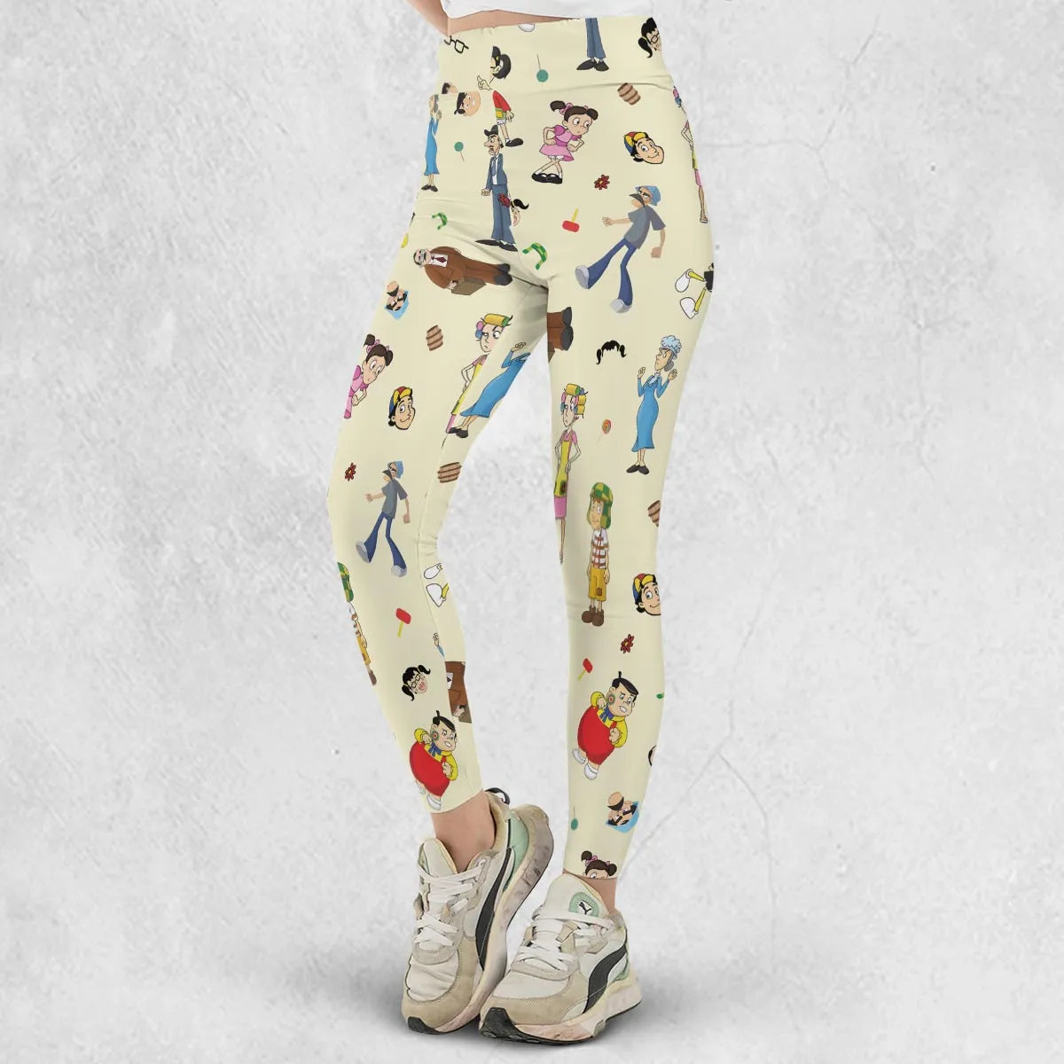 El Chavo Cartoon Characters Legging