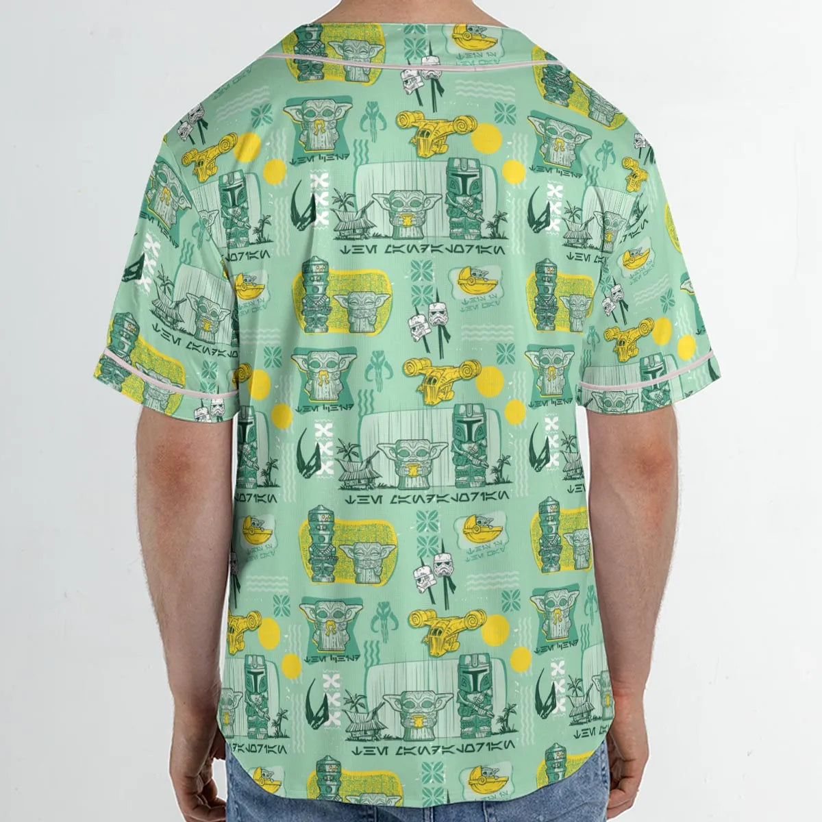 The Mandalorian Star Wars Aloha Unisex Baseball Jersey