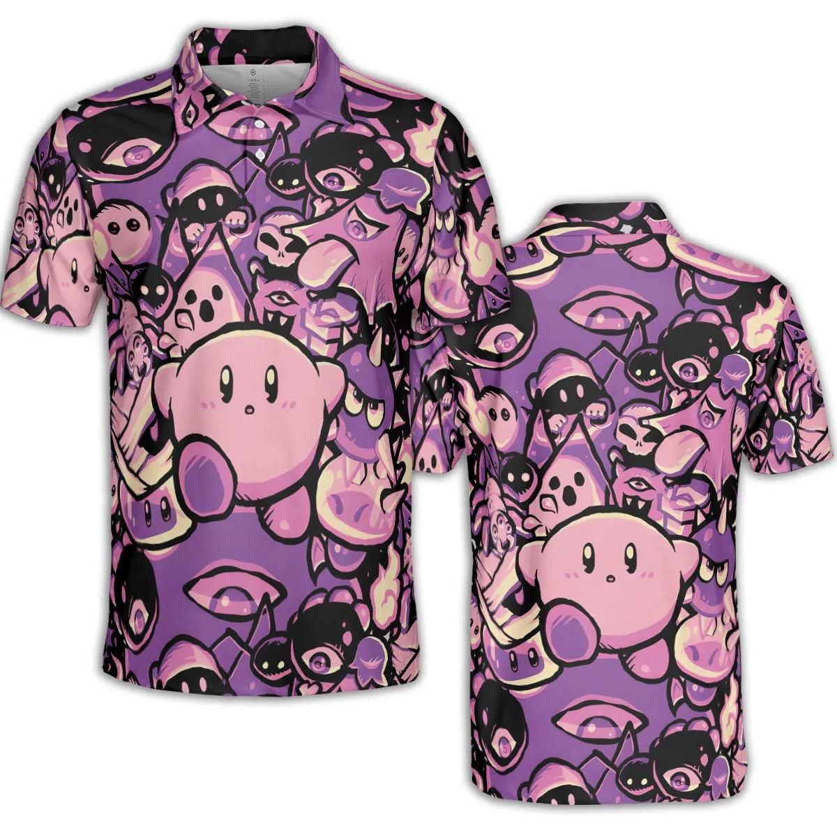 Nightmare Land Kirby AOP Men/Women Polo Shirt