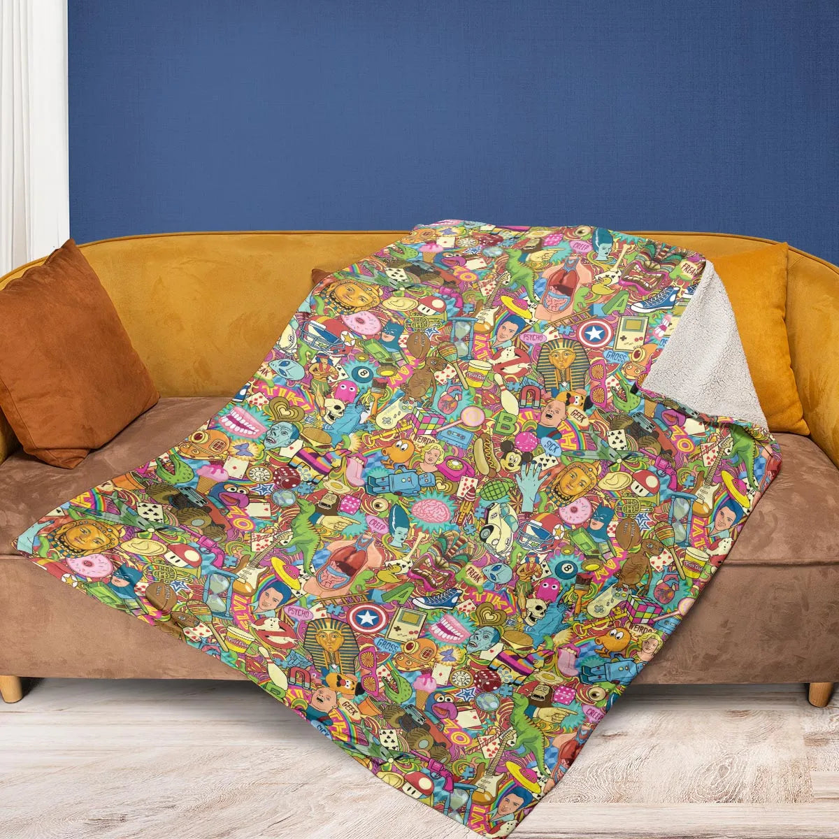 Nostalgia Toys Pop Culture Toys Fleece Blanket