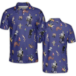 It's a Mad Mad Mad Monster Party AOP Men/Women Polo Shirt