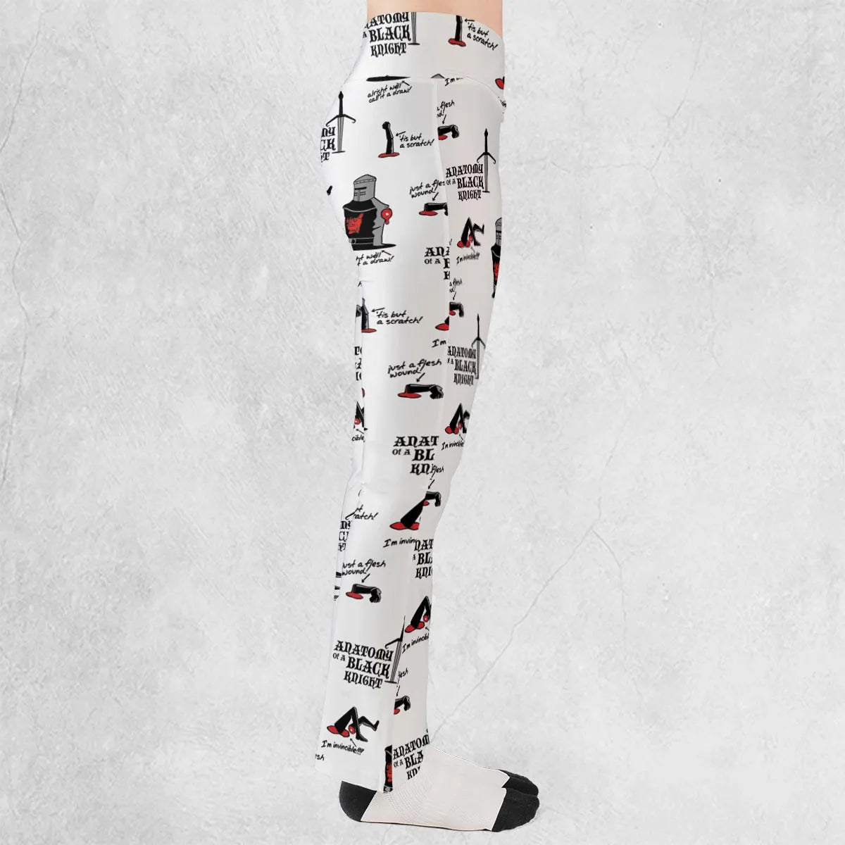 Tis but a scratch Black Knight Monty Python And The Holy Grail Flare Leggings