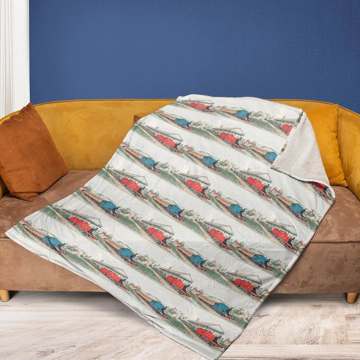 Vintage Thomas & James Fleece Blanket