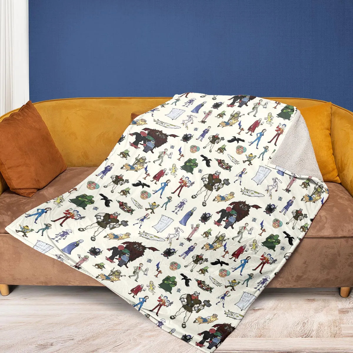 Don't Panic The Hitchhiker's Guide to the Galaxy Fleece Blanket