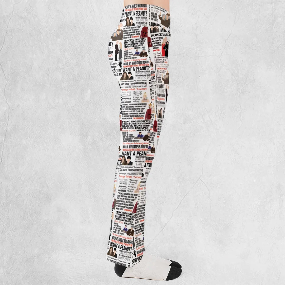 Inconceivable Quotes Flare Leggings