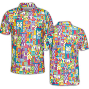 It's a Small World AOP Men/Women Polo Shirt