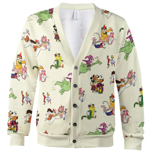 NBC Vintage Cartoon Cardigan
