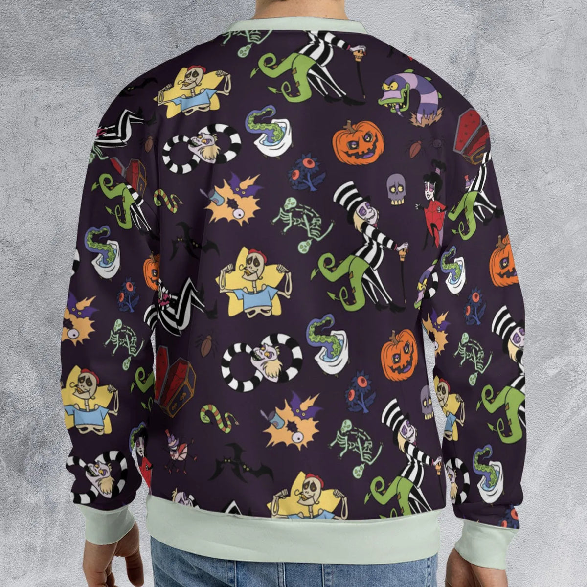 The Old Day Beetlejuice All-over Print Sweatshirt