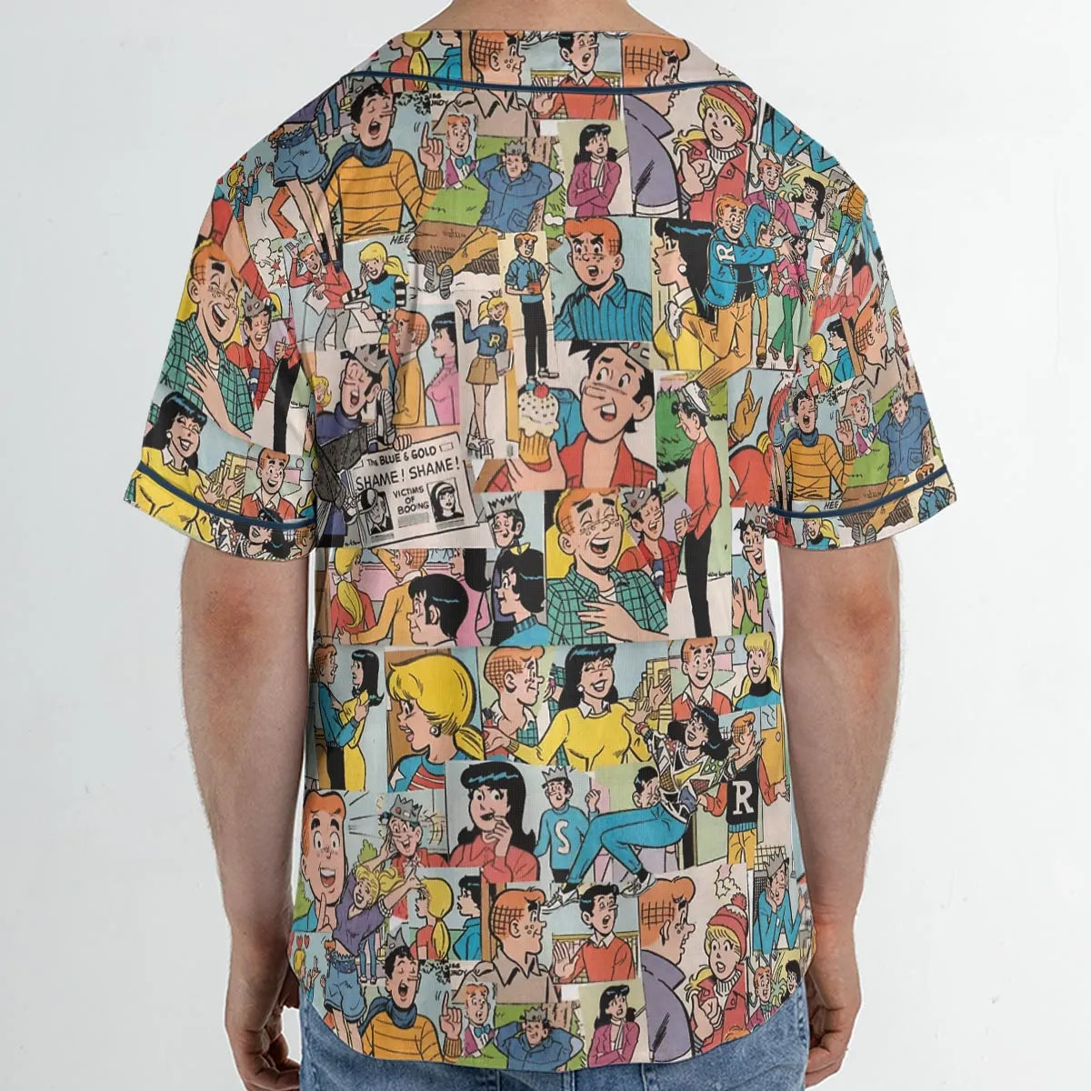 Archie Comics Characters Unisex Baseball Jersey