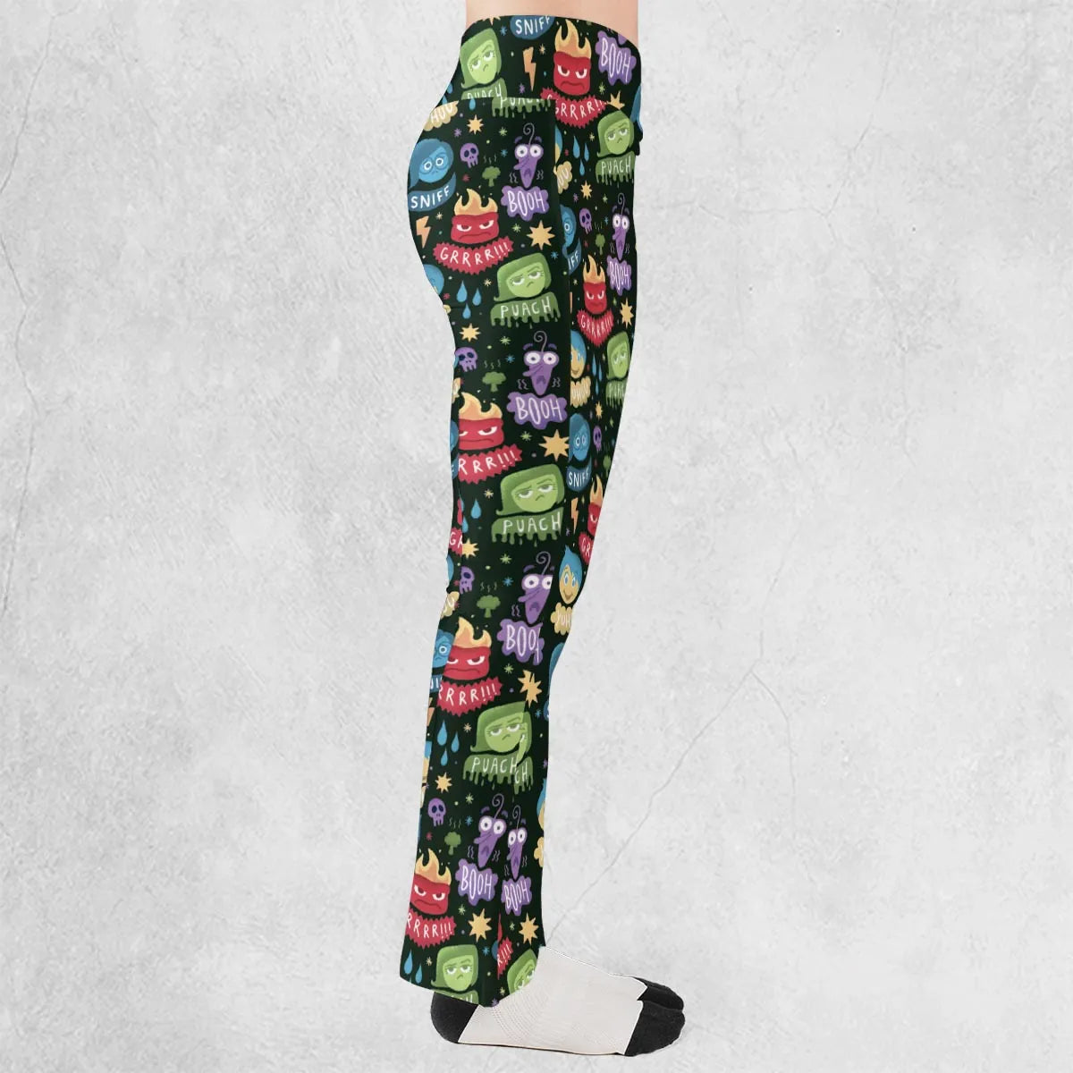 Colourful Mind Inside Out Flare Leggings