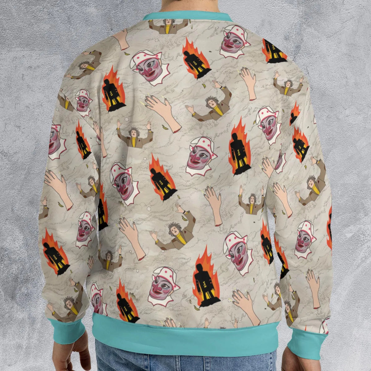 The Wicker Man Pattern All-over Print Sweatshirt