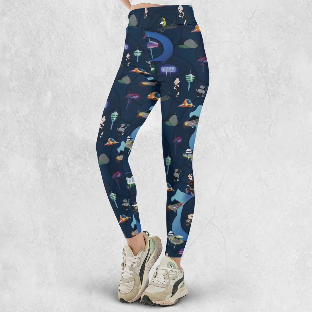 City of The Future The Jetsons Legging