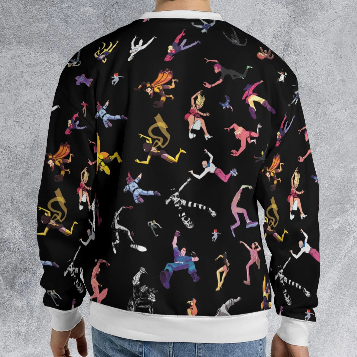 Venture Bros Falling All-over Print Sweatshirt