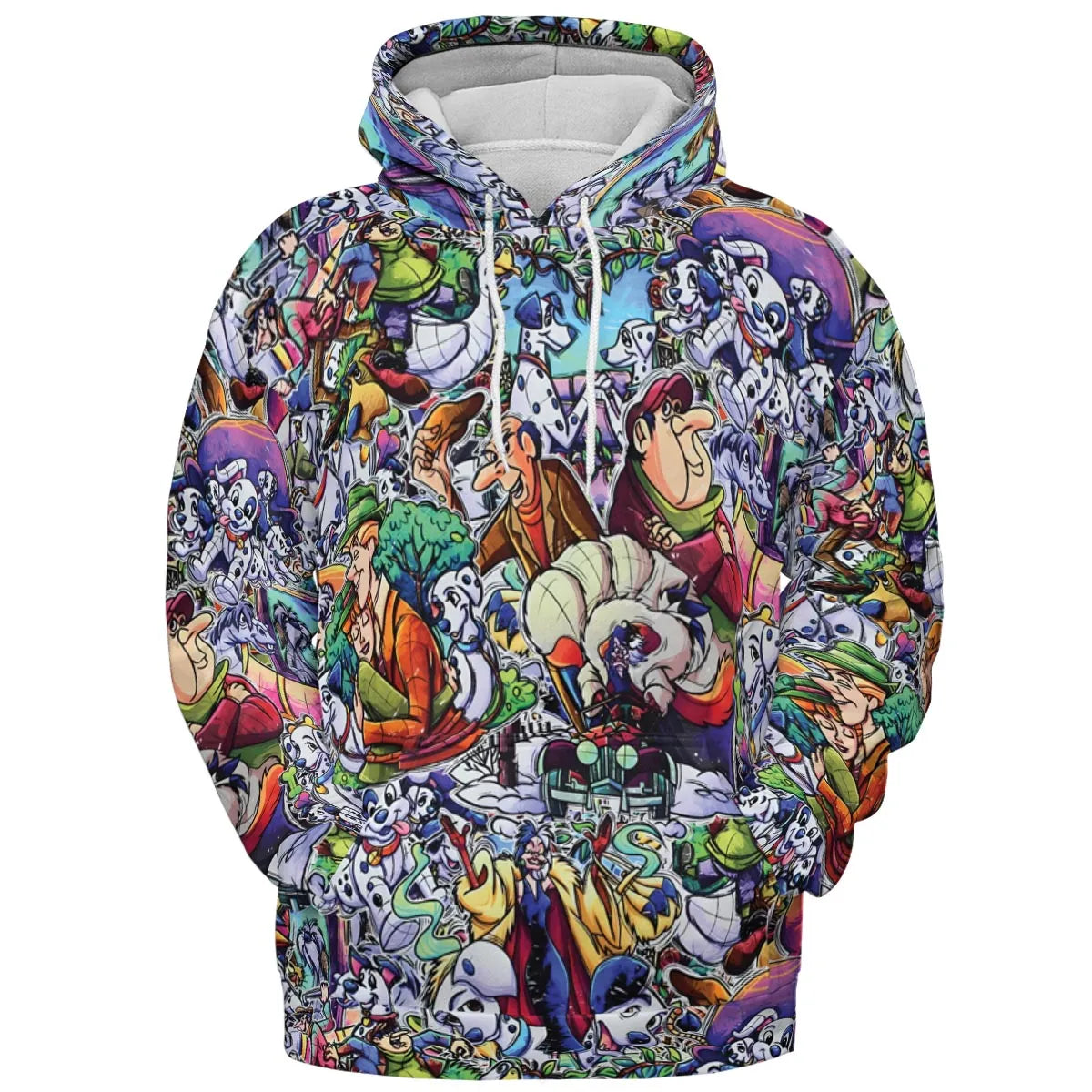 101 Dalmatians Main 90s All-over Print Hoodie