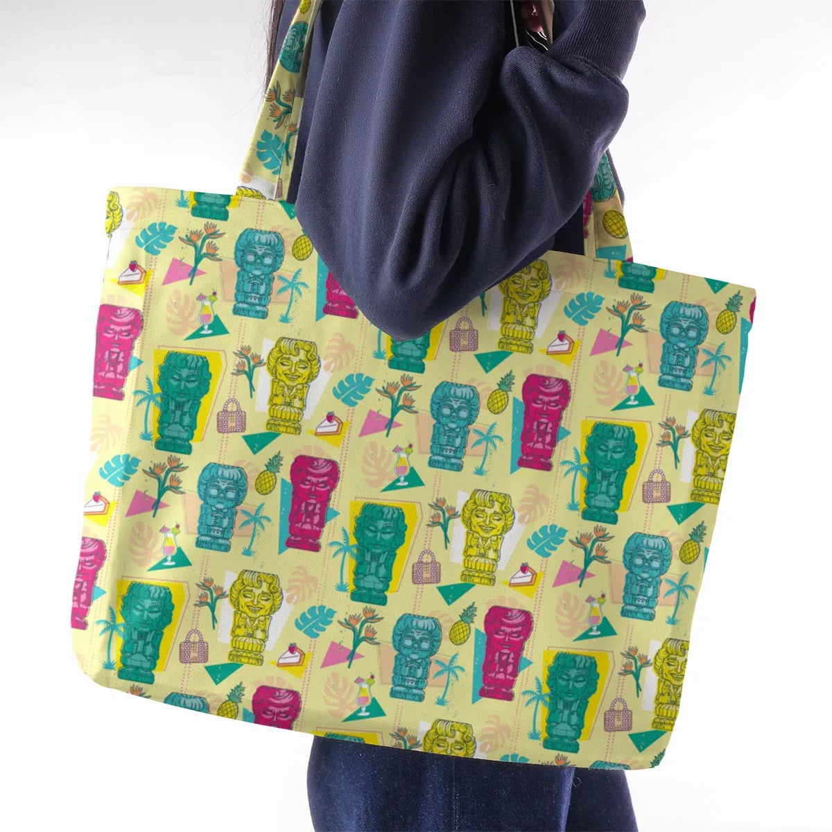 Golden Girls Tiki Shack Aloha Large Tote Bag