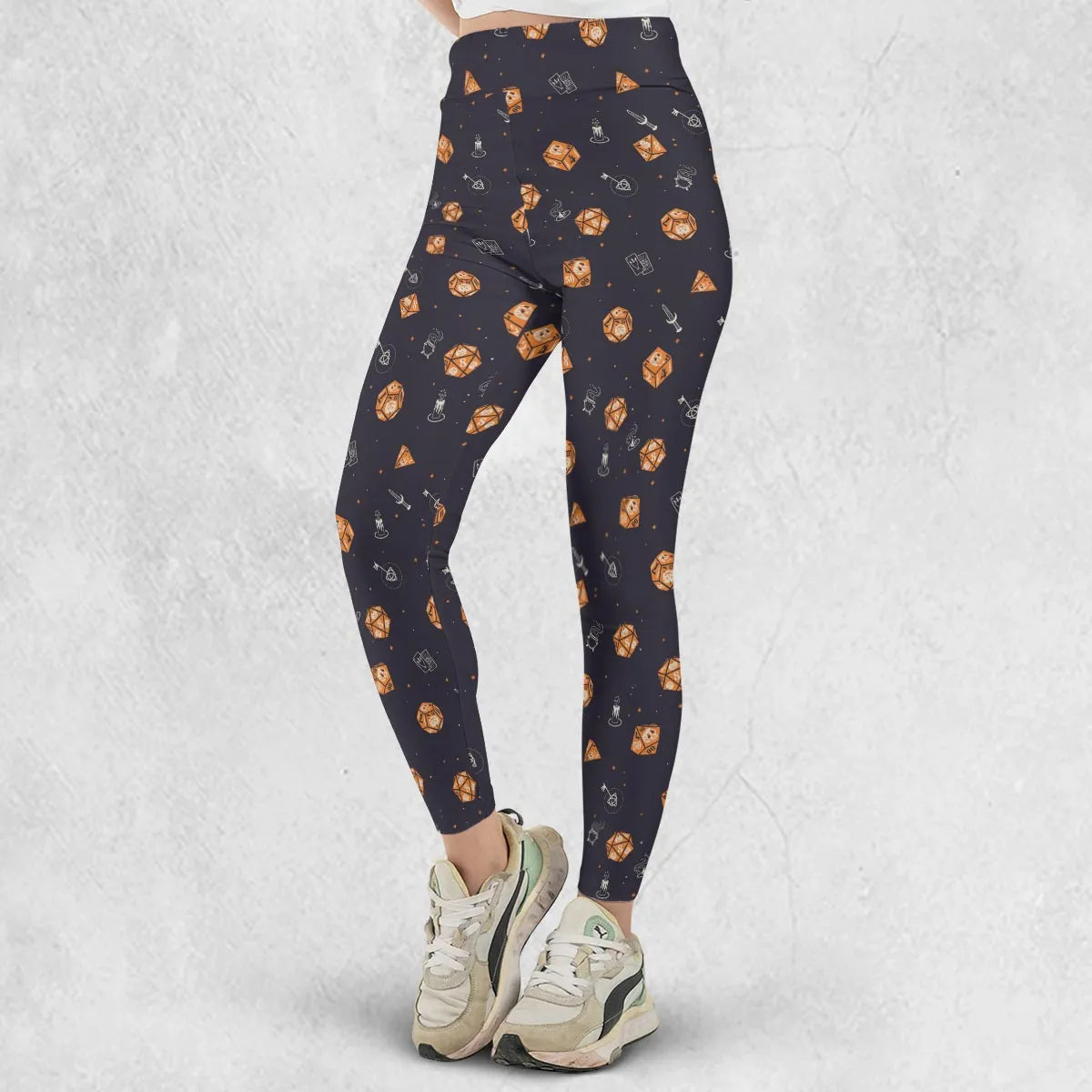 Halloween Dices Pattern Legging