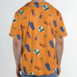 Kung-Fu Friends Hong Kong Phooey Unisex Baseball Jersey