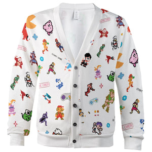 Iconic Video Game Characters Cardigan