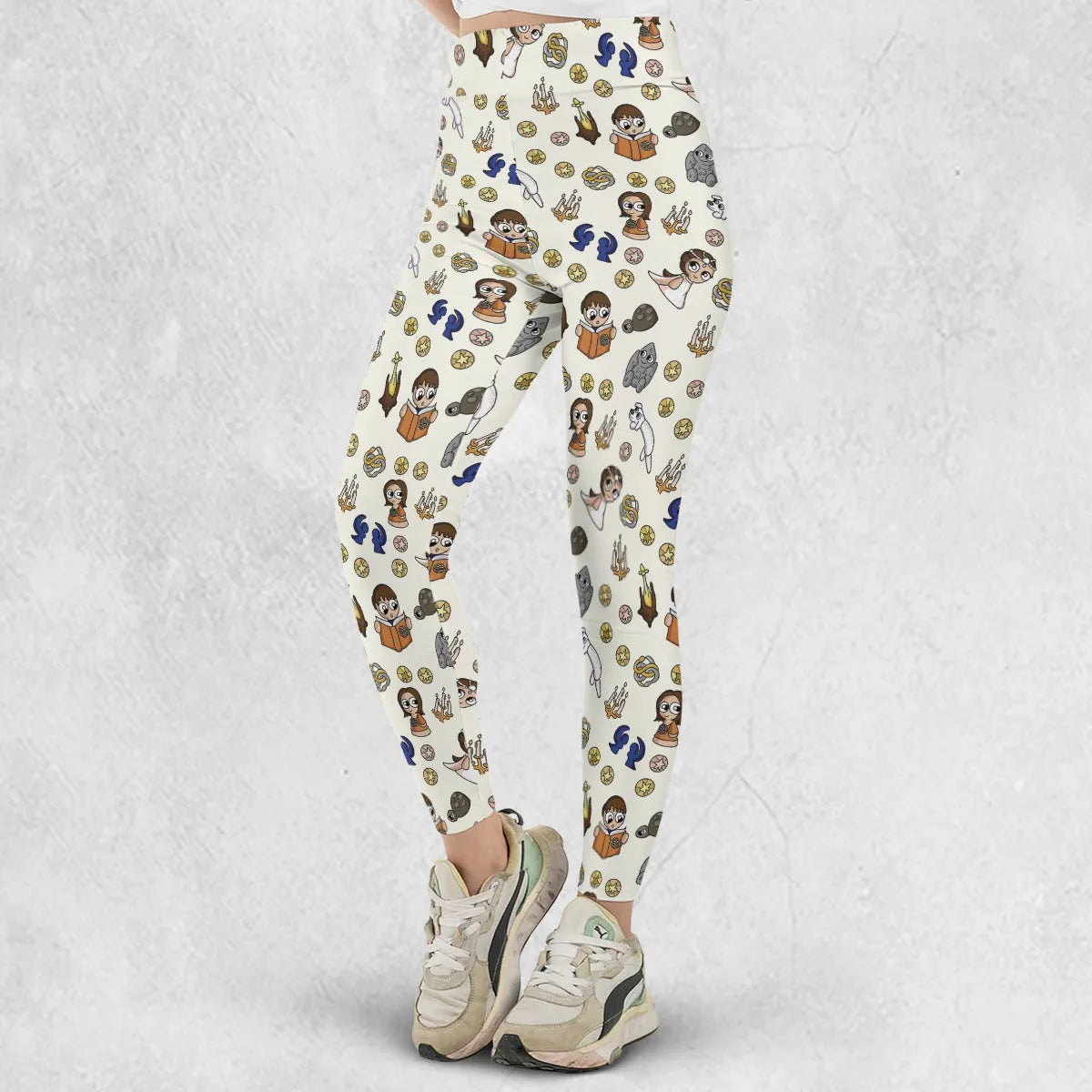Doodle Luck Dragon Falkor The Neverending Story Legging