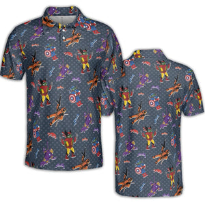 Super Turtles TMNT AOP Men/Women Polo Shirt
