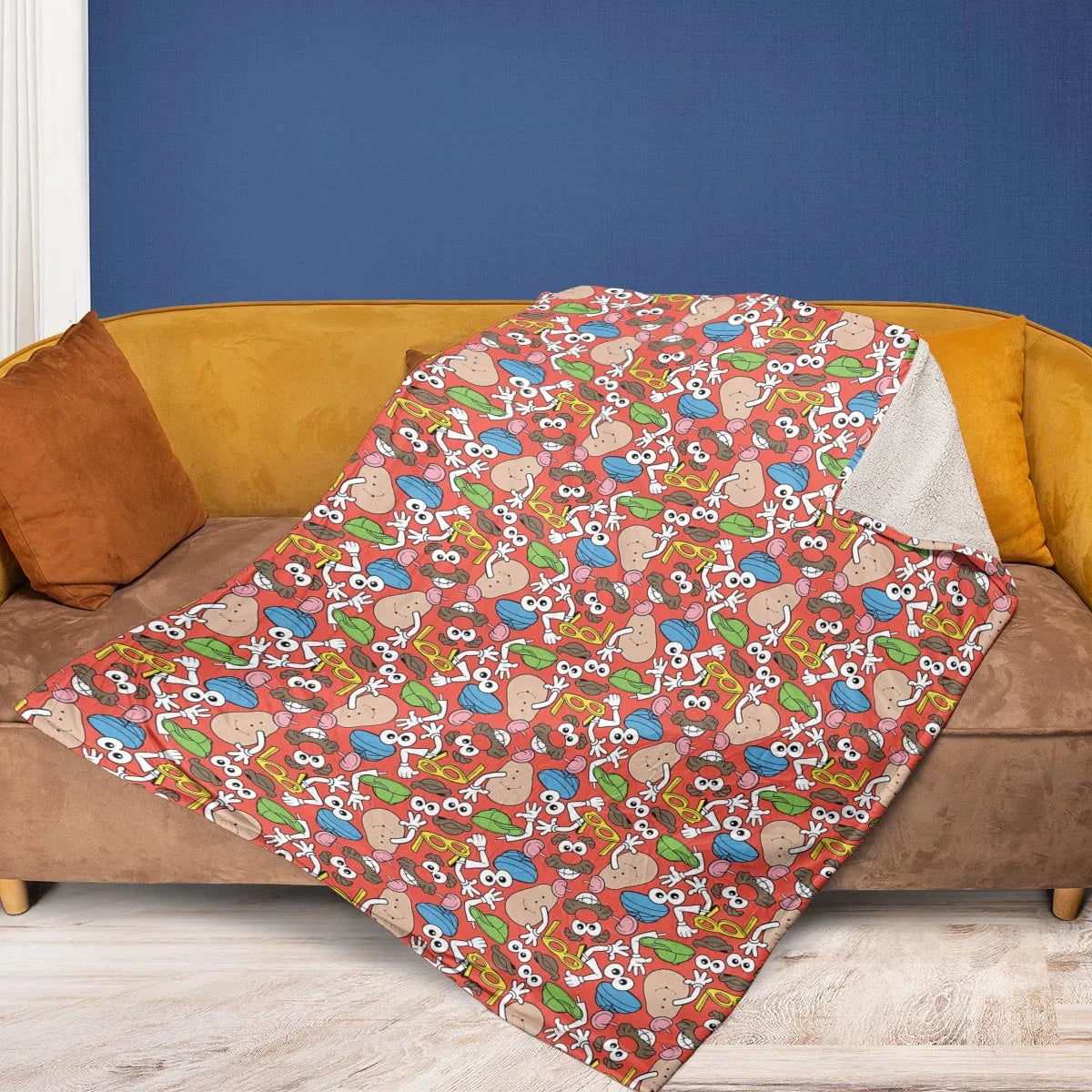 Potato Head Fleece Blanket