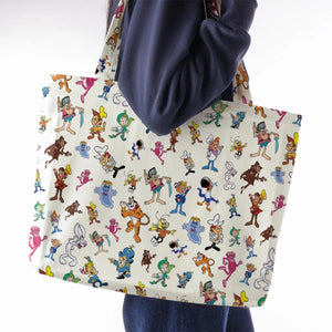 80s 90s Commercial Mascot Cereal Large Tote Bag