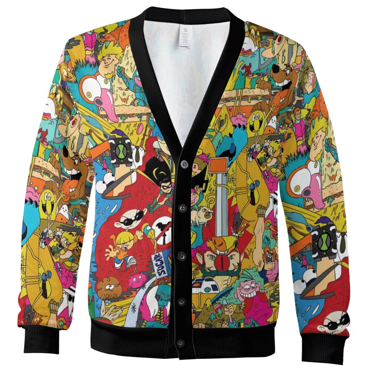 Retro Cartoons Adventure Time Cardigan