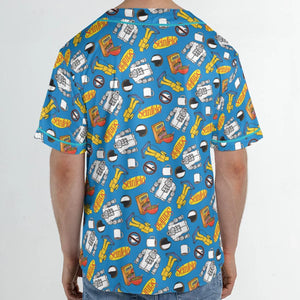 Jerry Seinfeld Comedian Pattern Unisex Baseball Jersey