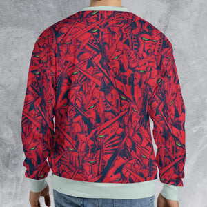 Gundam Camo Magenta Gundam All-over Print Sweatshirt