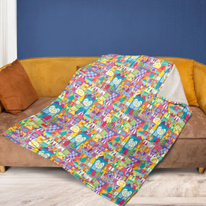 It's a Small World Fleece Blanket