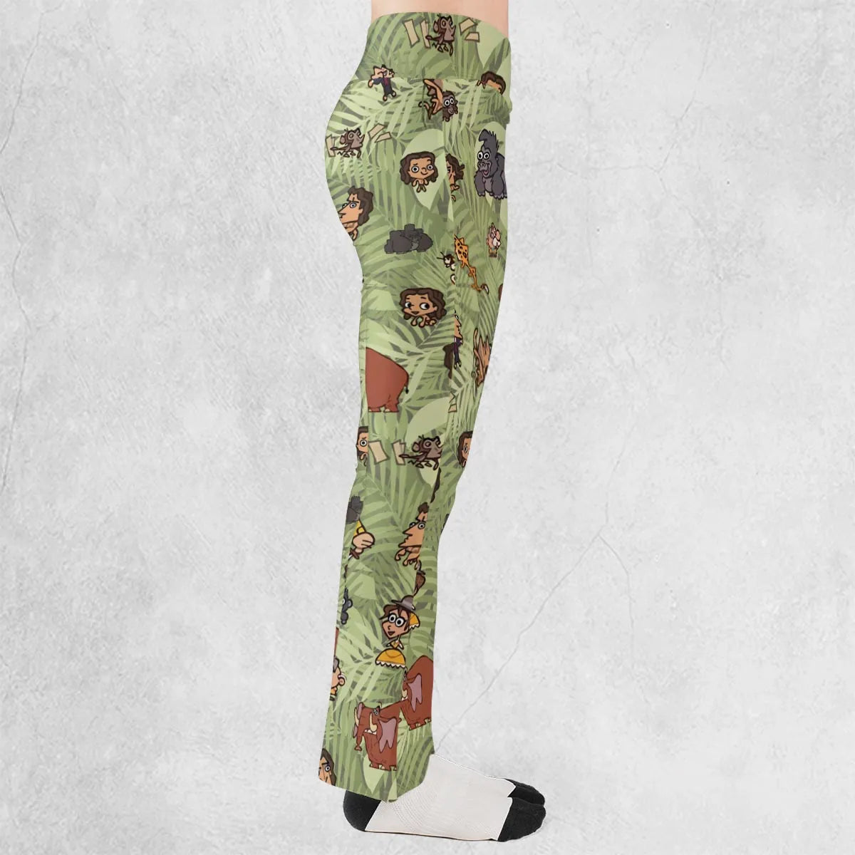 Tarzan Characters Flare Leggings