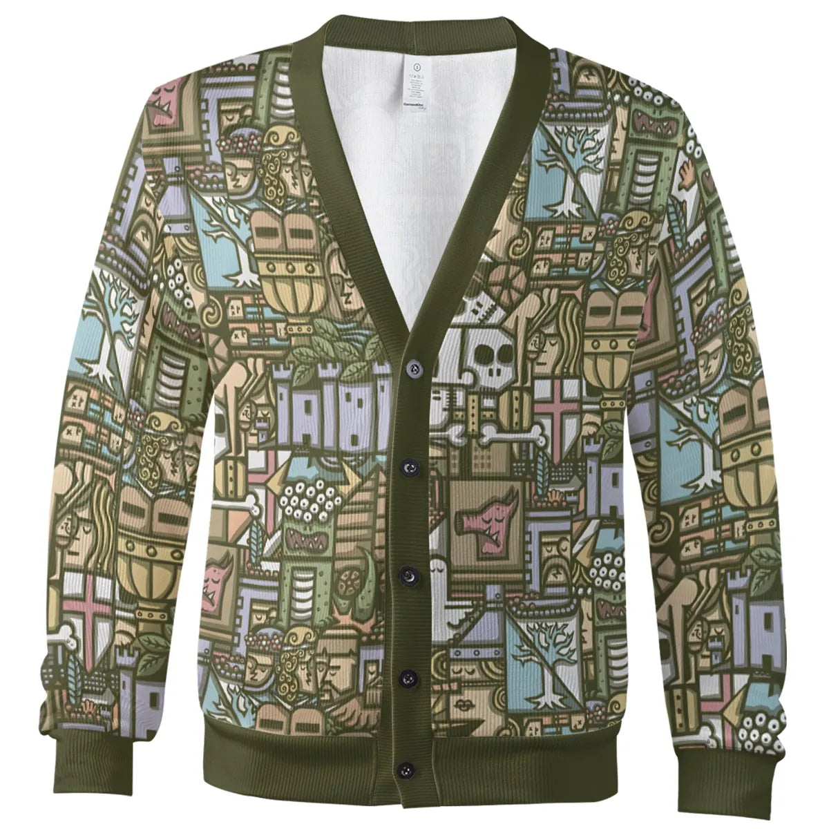 The Whole Grail Monty Python Cardigan
