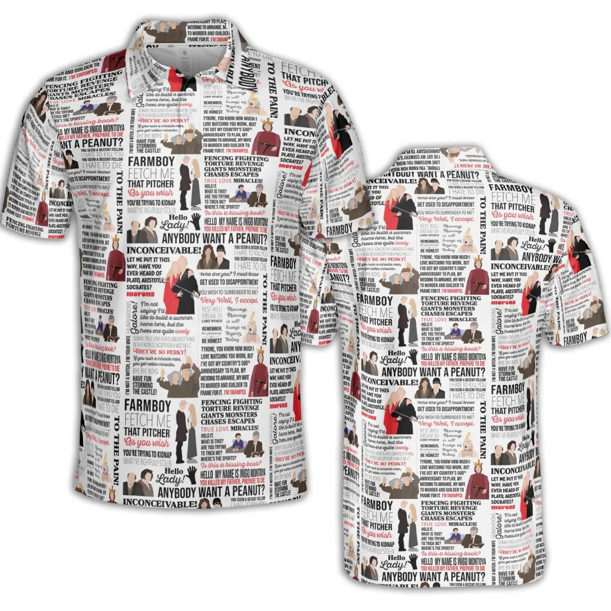 Inconceivable Quotes AOP Men/Women Polo Shirt