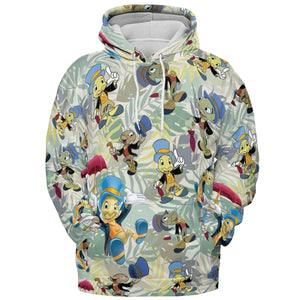 Jimmy Cricket Pinocchio All-over Print Hoodie