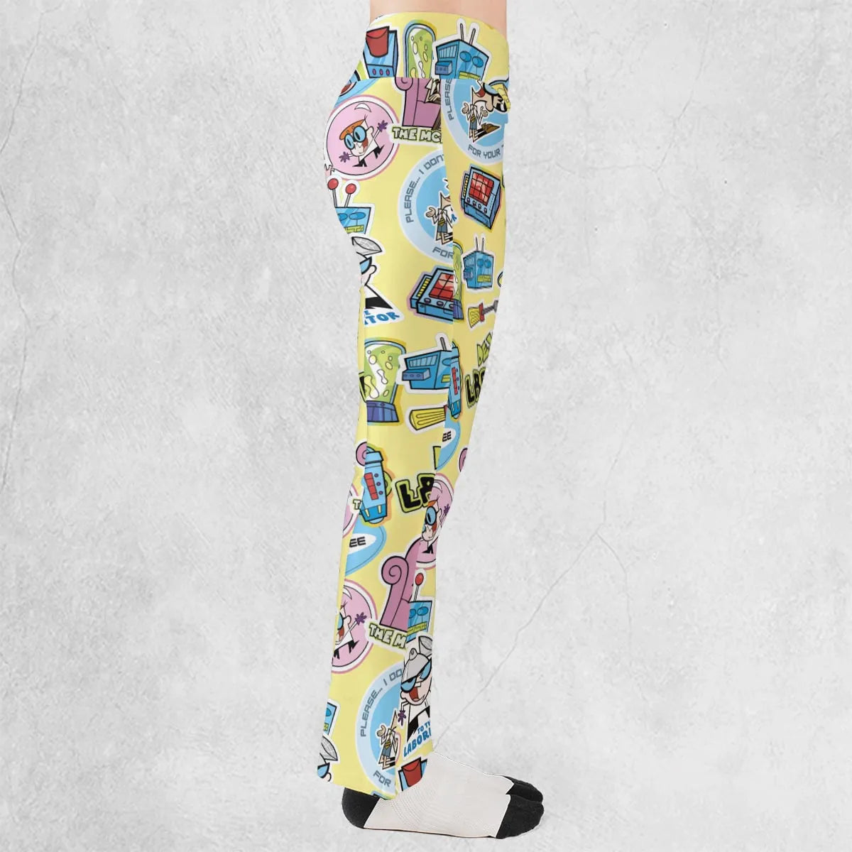 Dee Dee Mandark Dexter's Laboratory Funny Flare Leggings