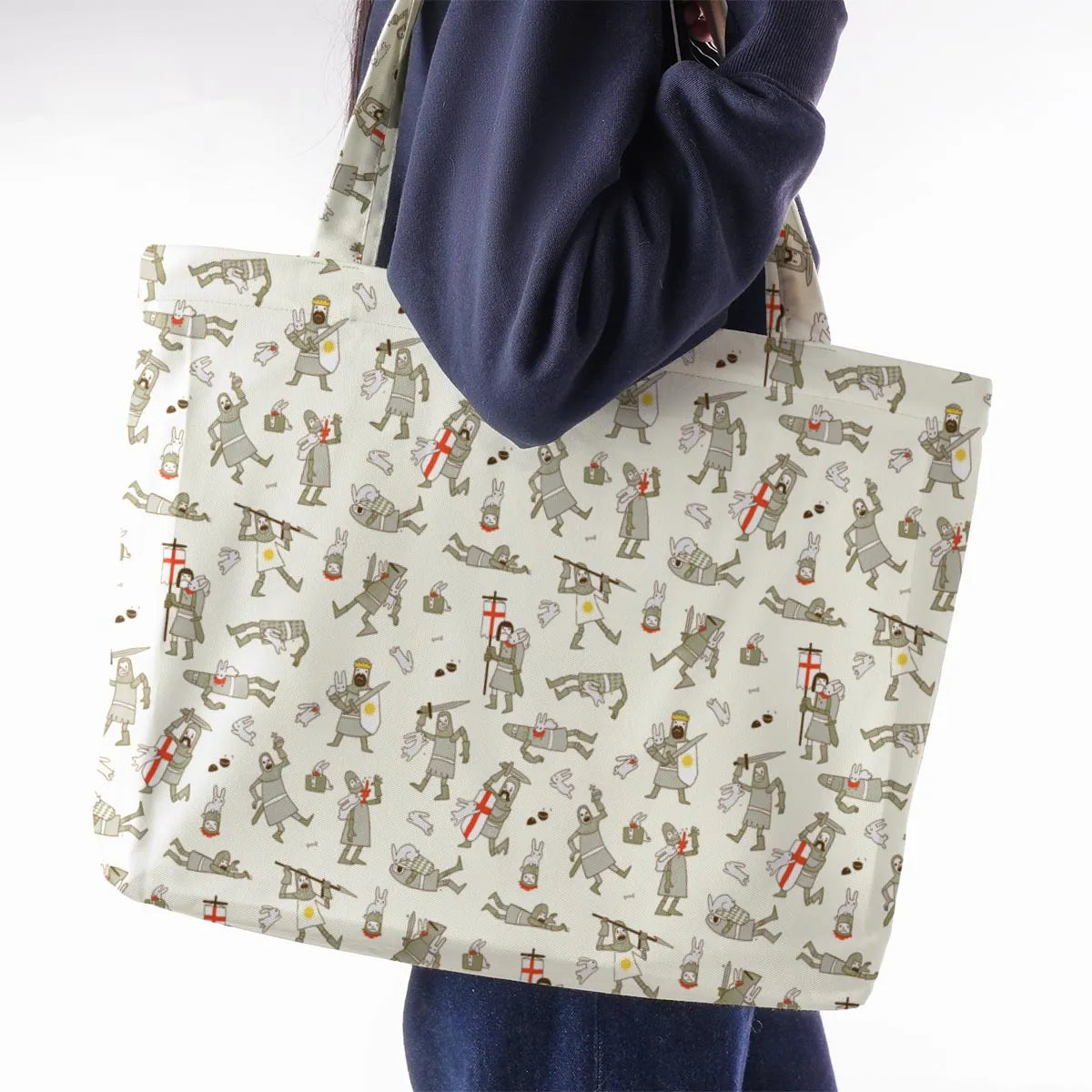 Bad Tempered Rodents Monty Python Large Tote Bag