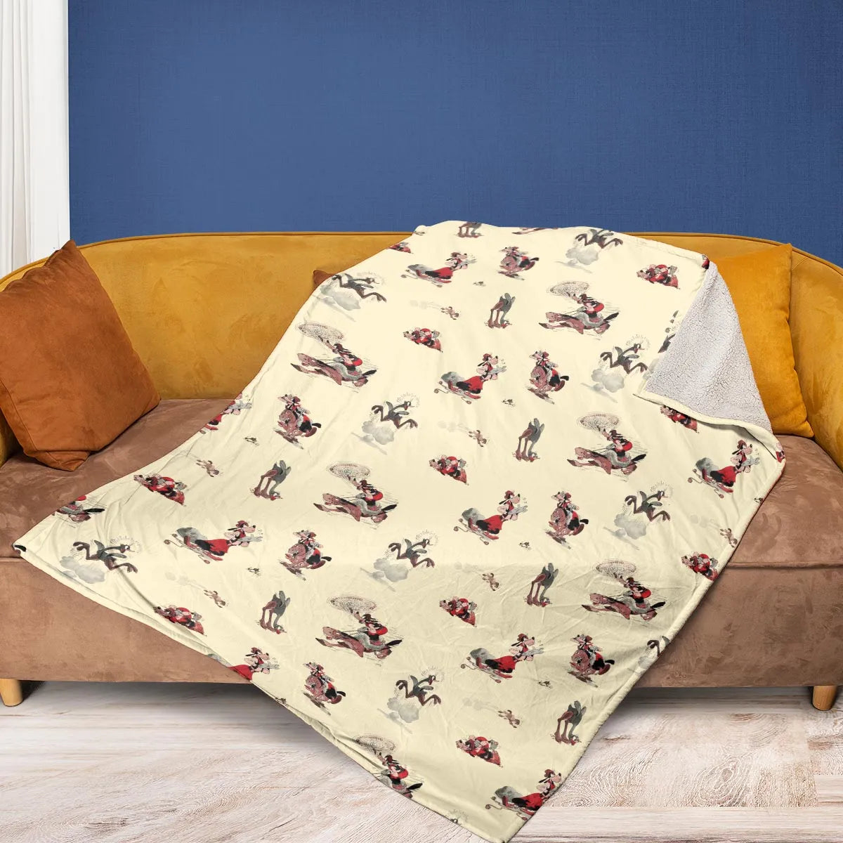 El Gaucho Goofy Fleece Blanket