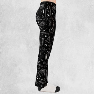 Buffy The Vampire Slayer Items Pattern Flare Leggings